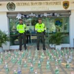 Policía Incauta bebidas alcohólicas de contrabando en el corredor portuario de Barranquilla